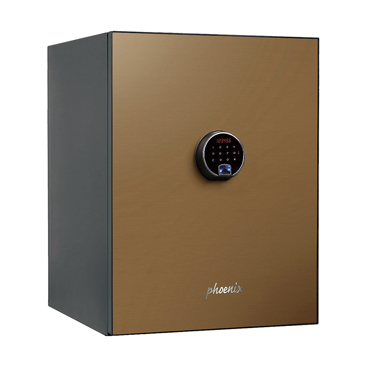 Phoenix Spectrum Plus Safes, Phoenix Spectrum Plus Safes, Phoenix Spectrum Plus Safe | 640h x 500w x 530d mm | LS6012FG | Dark Grey/Champagne Gold | Deliver and Position-3