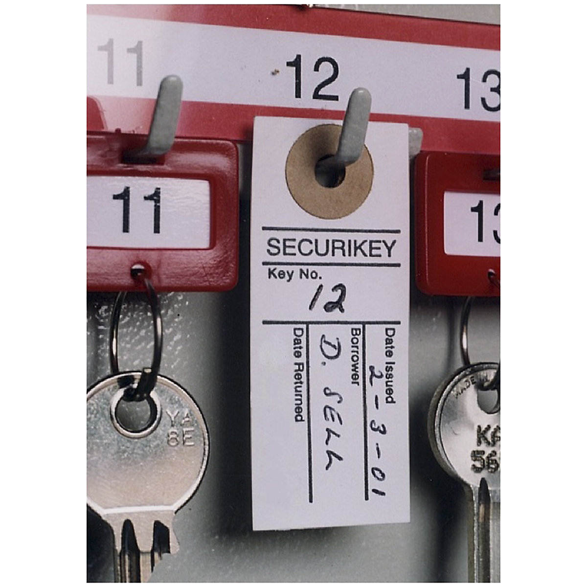 Securikey Sign Out Tabs