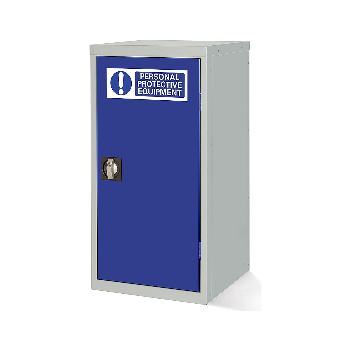 Elite PPE Clothing & Equipment Cabinets, Elite PPE Clothing & Equipment Cabinets, Elite PPE Cabinet | 910h x 457w x 457d mm | Cam Lock | Dark Blue Door | 2 Adjustable Shelves-0
