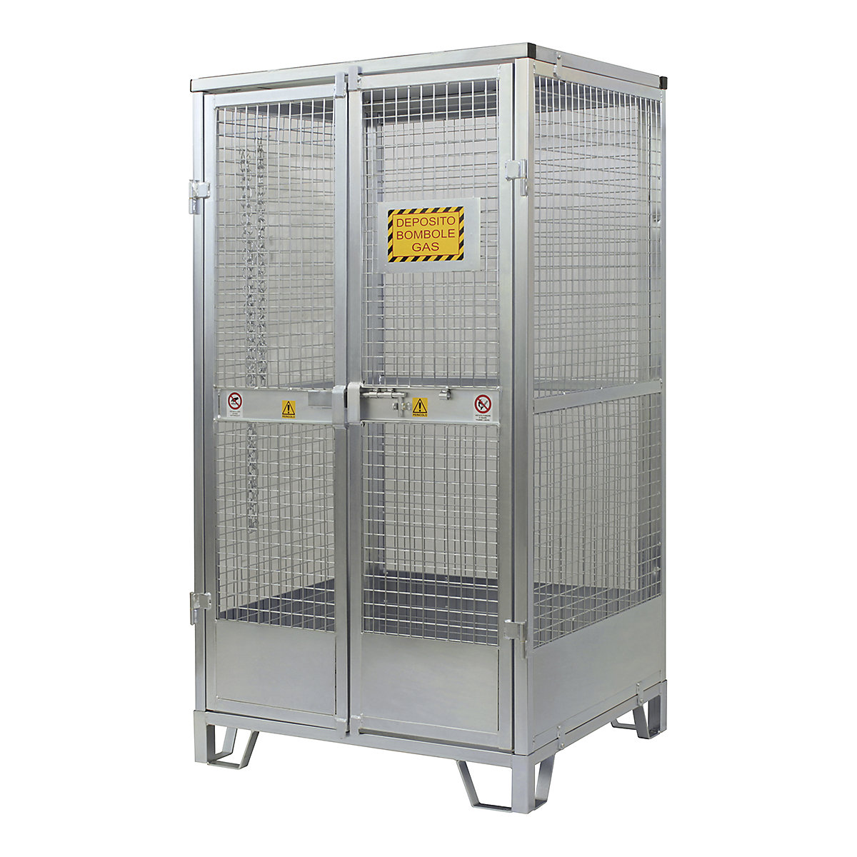 SALL Gas Cylinder Cage, SALL Gas Cylinder Cage, SALL Gas Cyclinder Cage | Galvanised | Stores 9 to 12 Cylinders-0