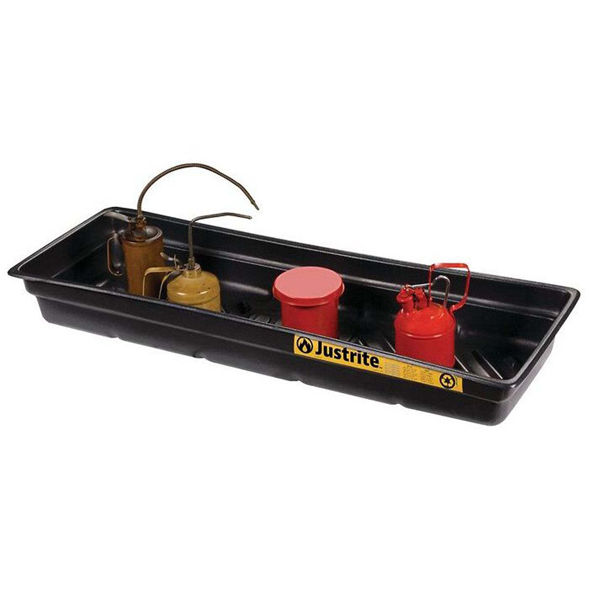 Justrite EcoPolyBlend Spill Trays (Product illustration 2)-1