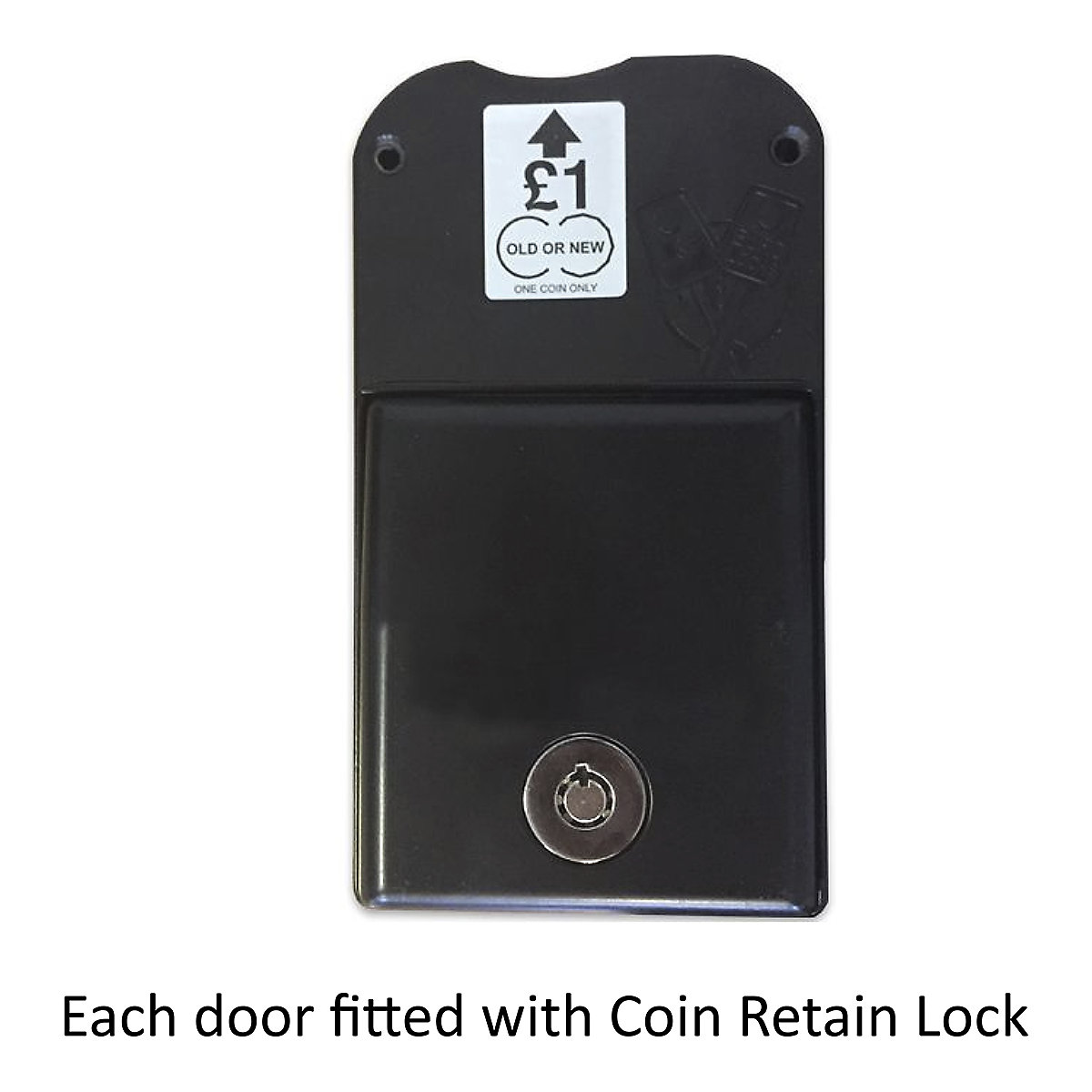 Pure Prime Sloping Top Coin Retain Lockers | Pearl Silver Bioshell (Product illustration 3)-2
