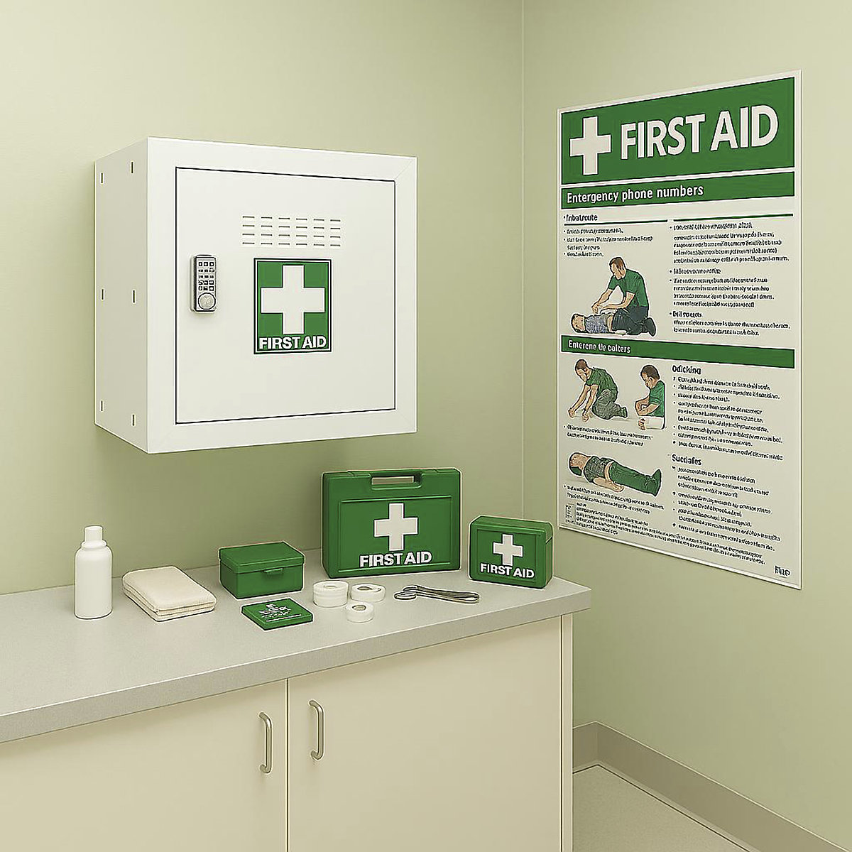 BiGDUG First Aid Cube Lockers