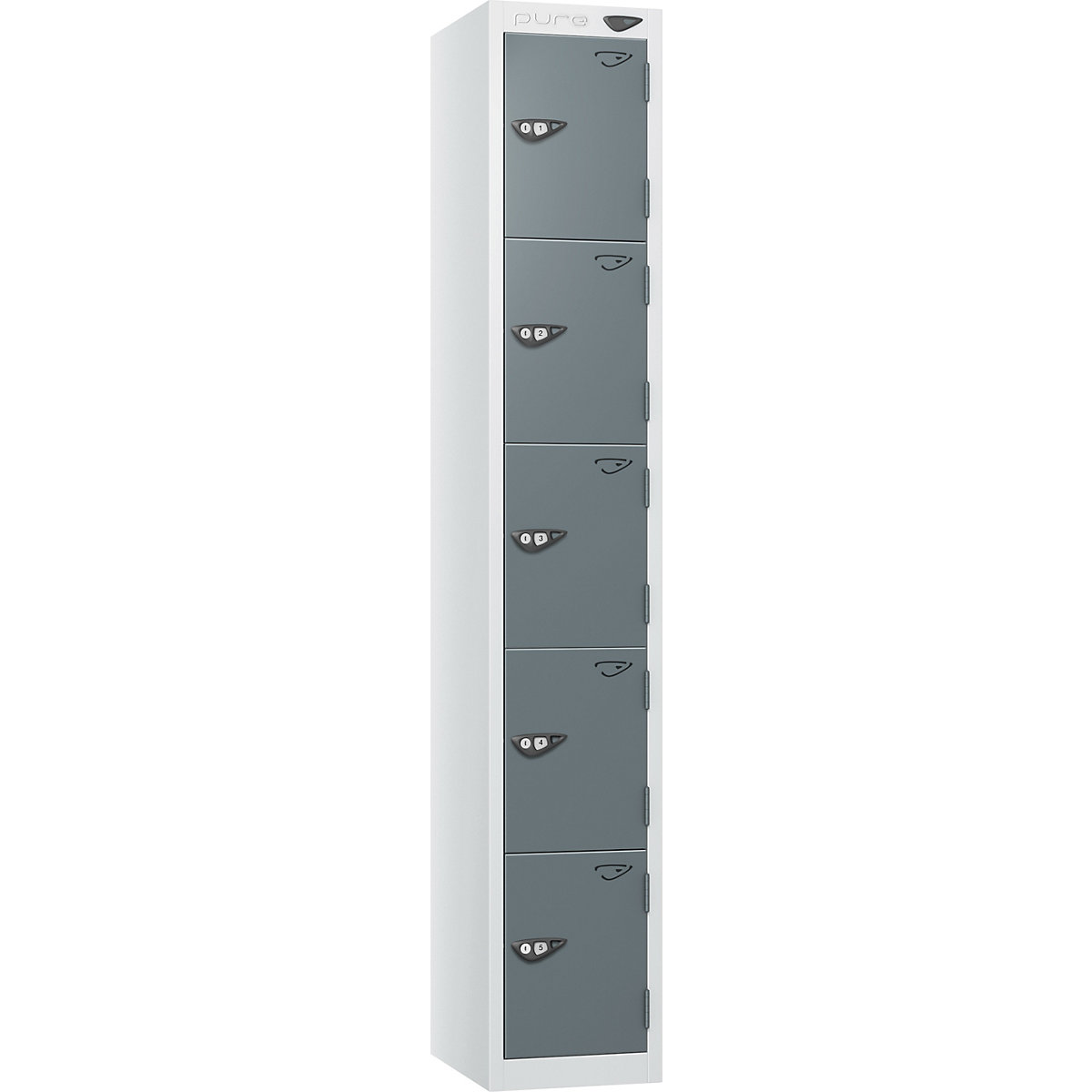 Pure Prime Metal Lockers | Artic White Bioshell