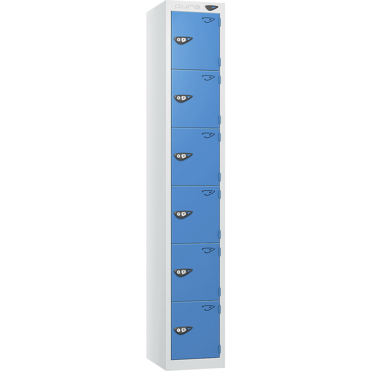Pure Prime Metal Lockers | Artic White Bioshell