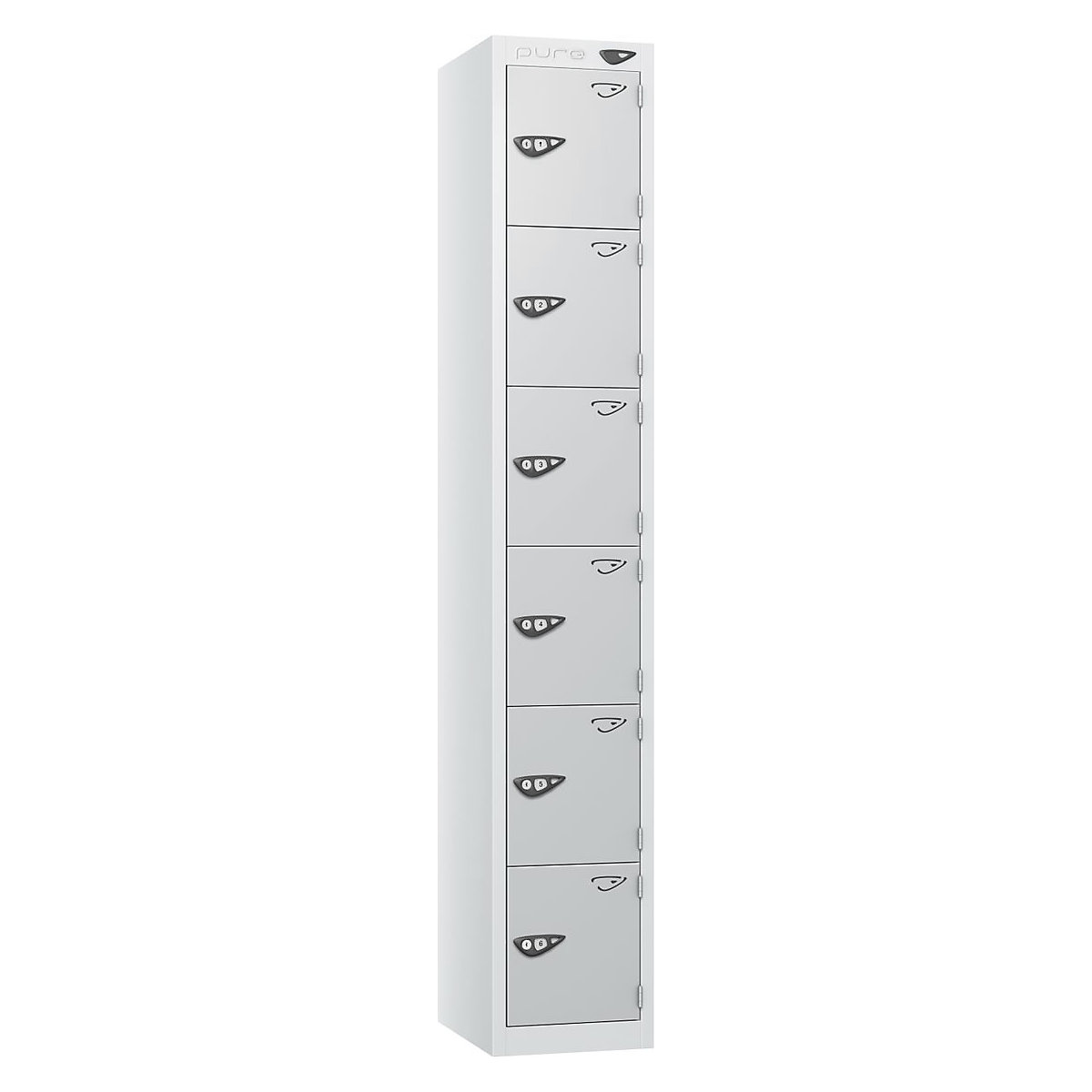 Pure Prime Metal Lockers | Artic White Bioshell