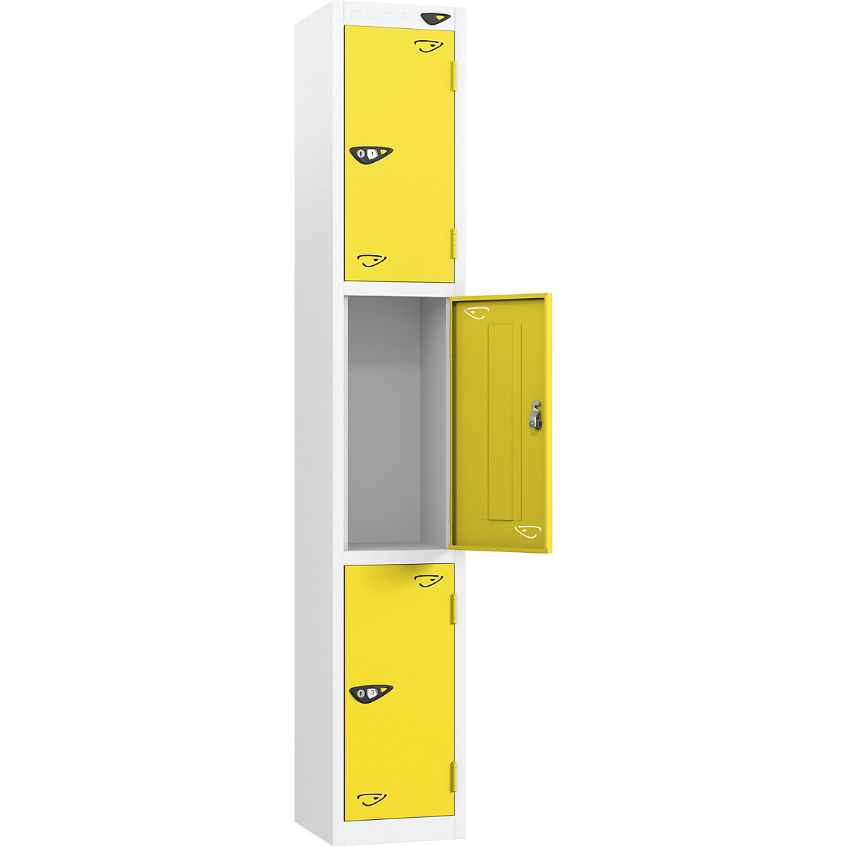 Pure Prime Metal Private Lockers | Pearl Silver Bioshell (Product illustration 12)-11