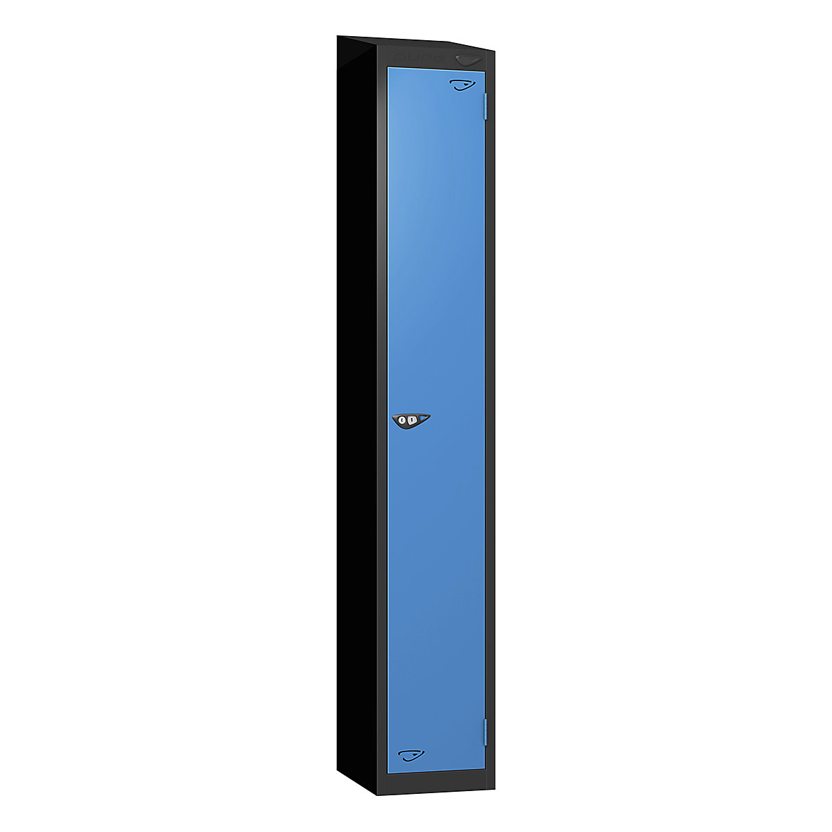 Pure Prime Sloping Top Metal Lockers | Jet Black Bioshell