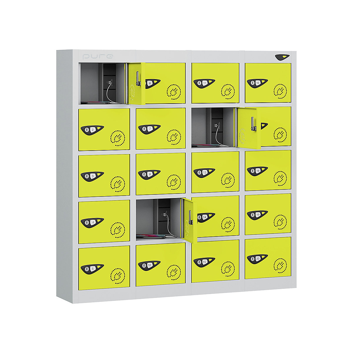 Pure Power Mobile Phone Charging Lockers