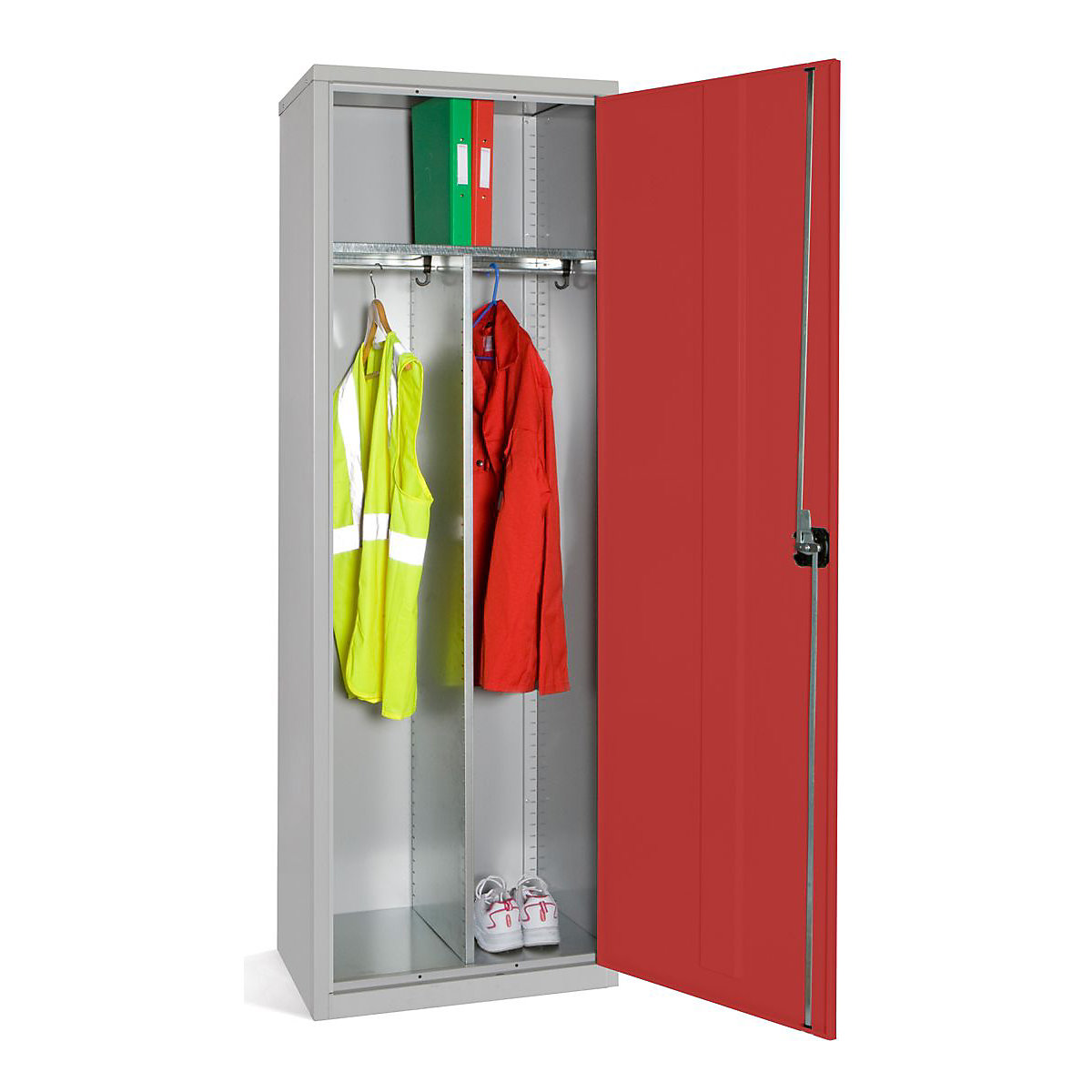 Elite Jumbo Clothing Storage Lockers, Elite Jumbo Clothing Storage Lockers, Elite Jumbo Clothing Storage Locker | 1830h x 610w x 457d mm | Red Doors-1