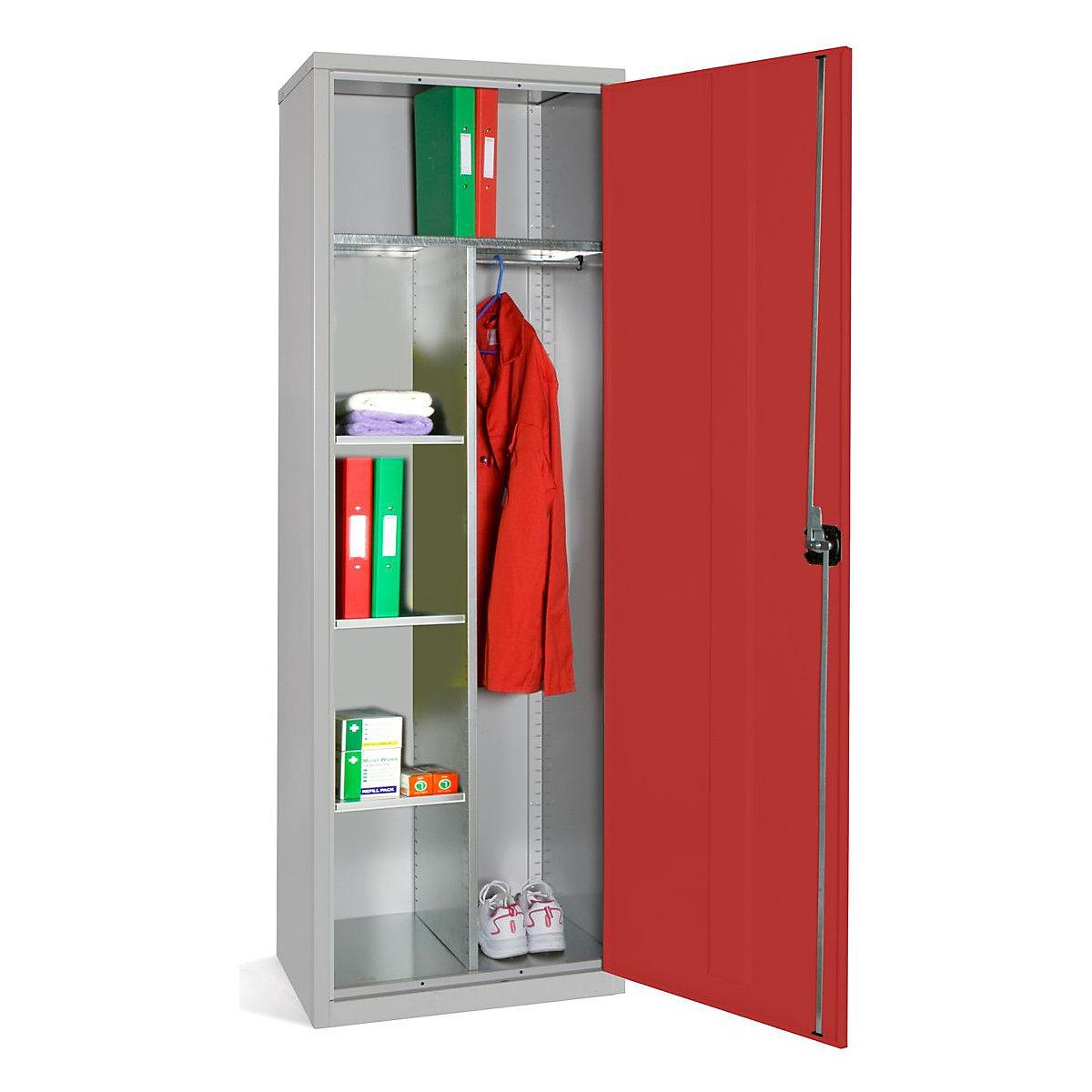 Elite Jumbo Equipment Storage Lockers, Elite Jumbo Equipment Storage Lockers, Elite Jumbo Equipment Storage Locker | 1830h x 610w x 457d mm | Red Doors-1