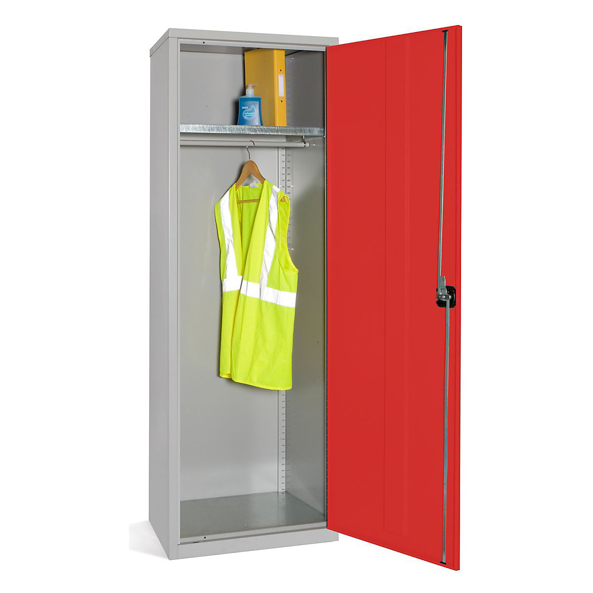 Elite Jumbo Wardrobe Storage Lockers, Elite Jumbo Wardrobe Storage Lockers, Elite Jumbo Wardrobe Storage Locker | 1830h x 610w x 457d mm | Red Doors-1