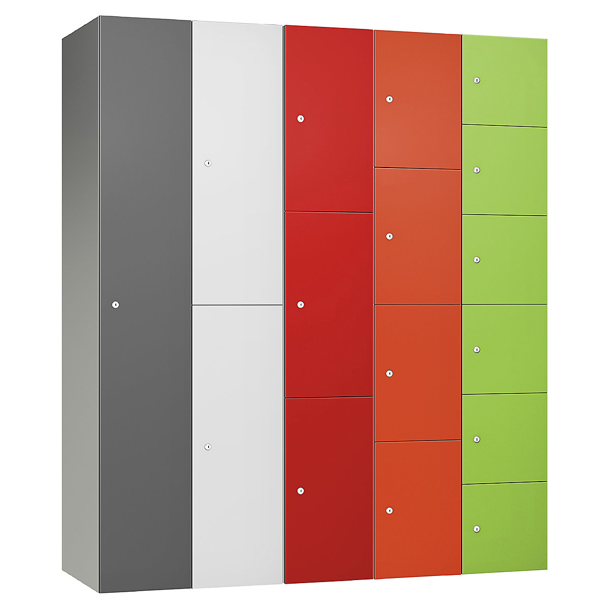 Pure Aluminium Leisure Lockers | Wet Area | SGL Laminate Doors