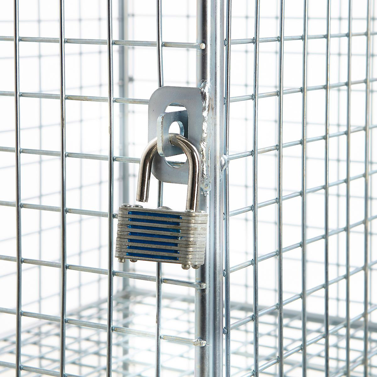 Zinc Wire Mesh Five Door Lockers (Product illustration 4)-3