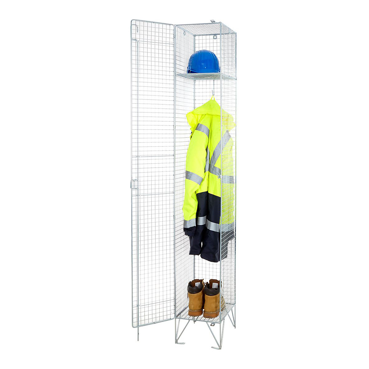 Zinc Wire Mesh Single Door Lockers, Zinc Wire Mesh Single Door Lockers, Zinc Wire Mesh Single Door Locker | 1980h x 450w x 450d mm | Single-0