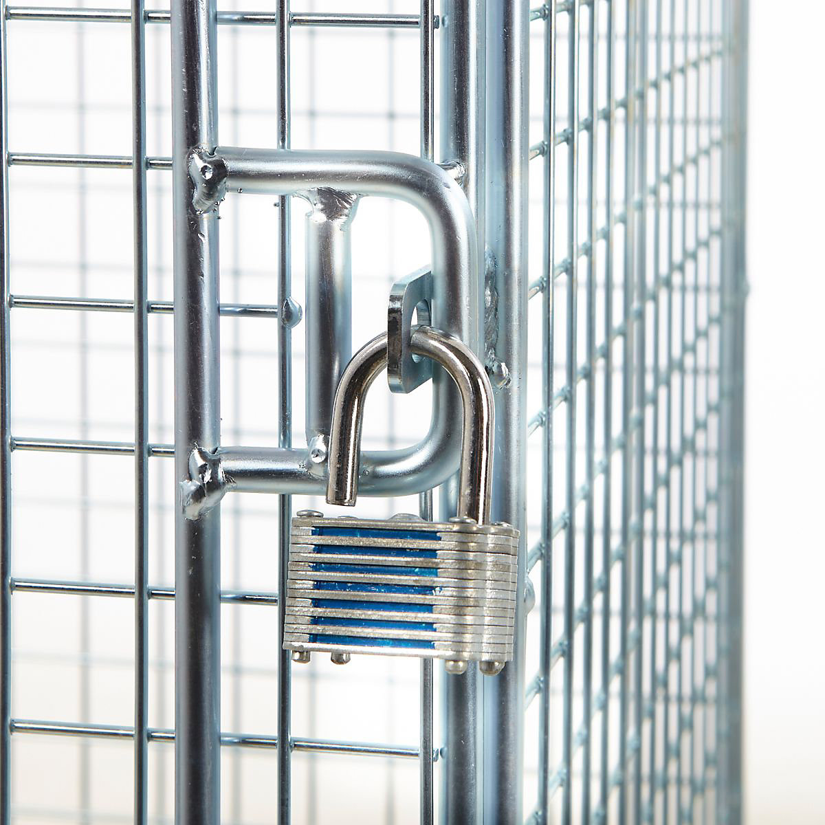 Zinc Wire Mesh Single Door Lockers (Product illustration 5)-4