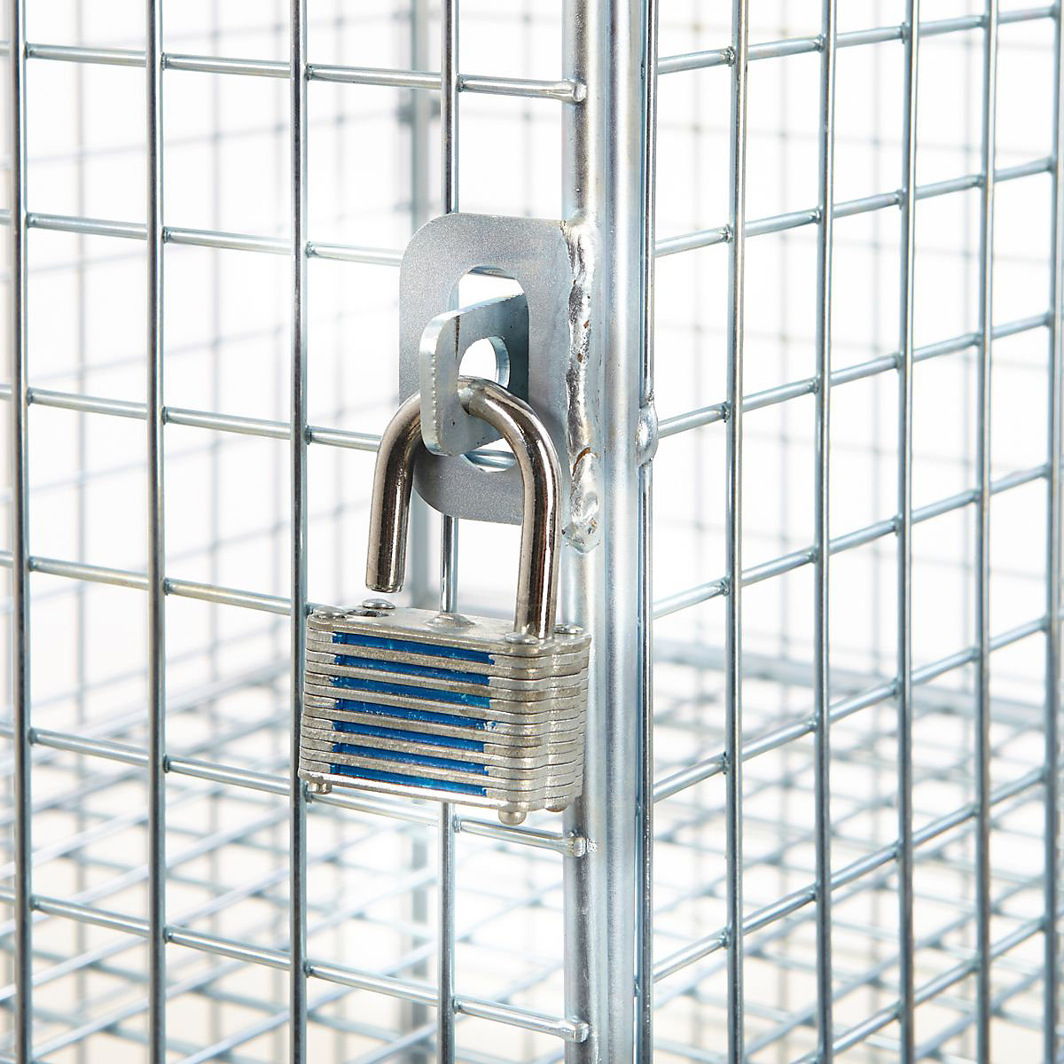 Zinc Wire Mesh Six Door Lockers (Product illustration 4)-3