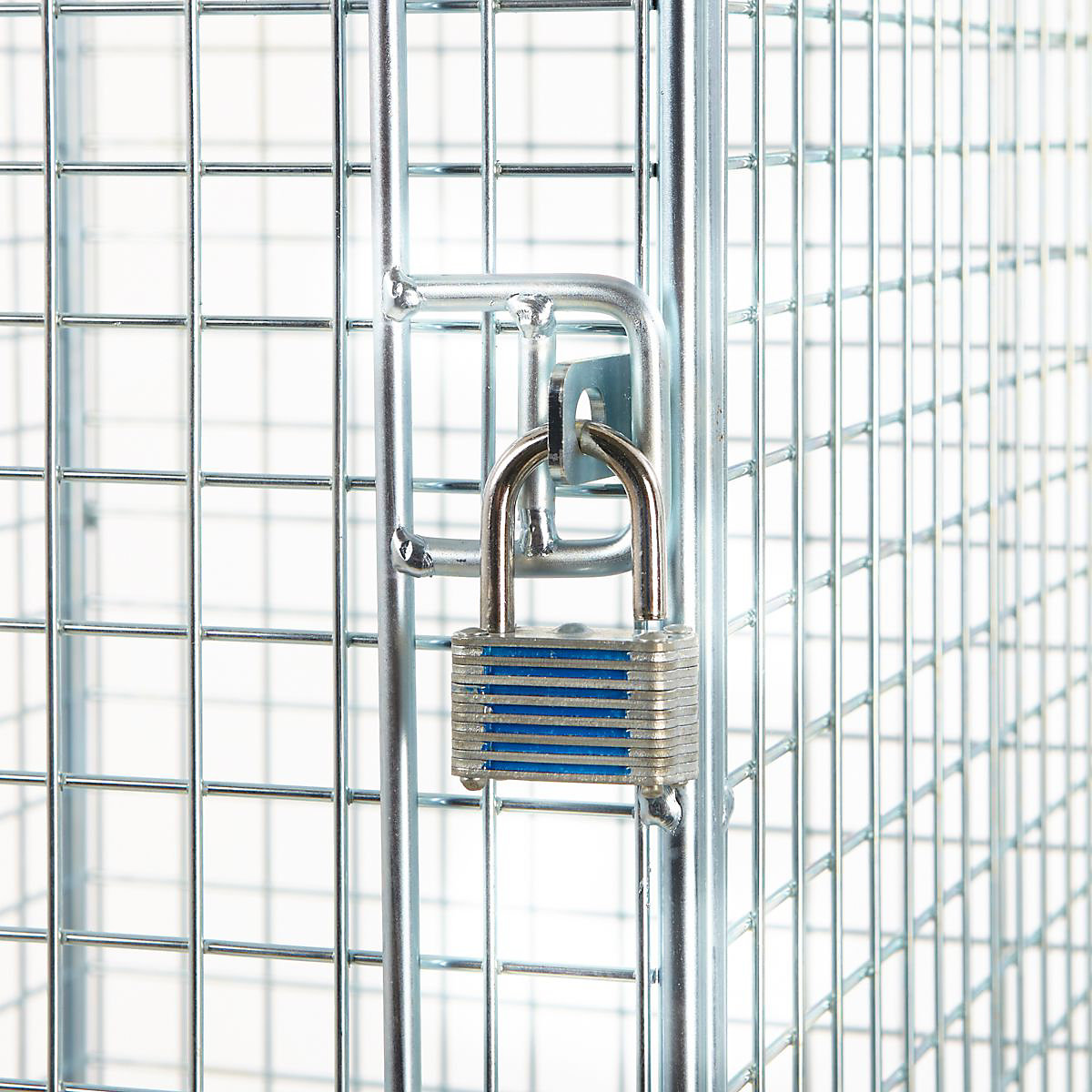 Zinc Wire Mesh Two Door Lockers (Product illustration 4)-3