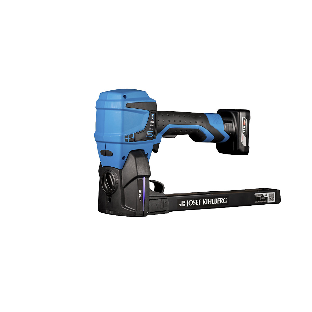 Grapadora manual – ratioform, con LED indicador de estado, a pilas, para grapas de 22 mm-0