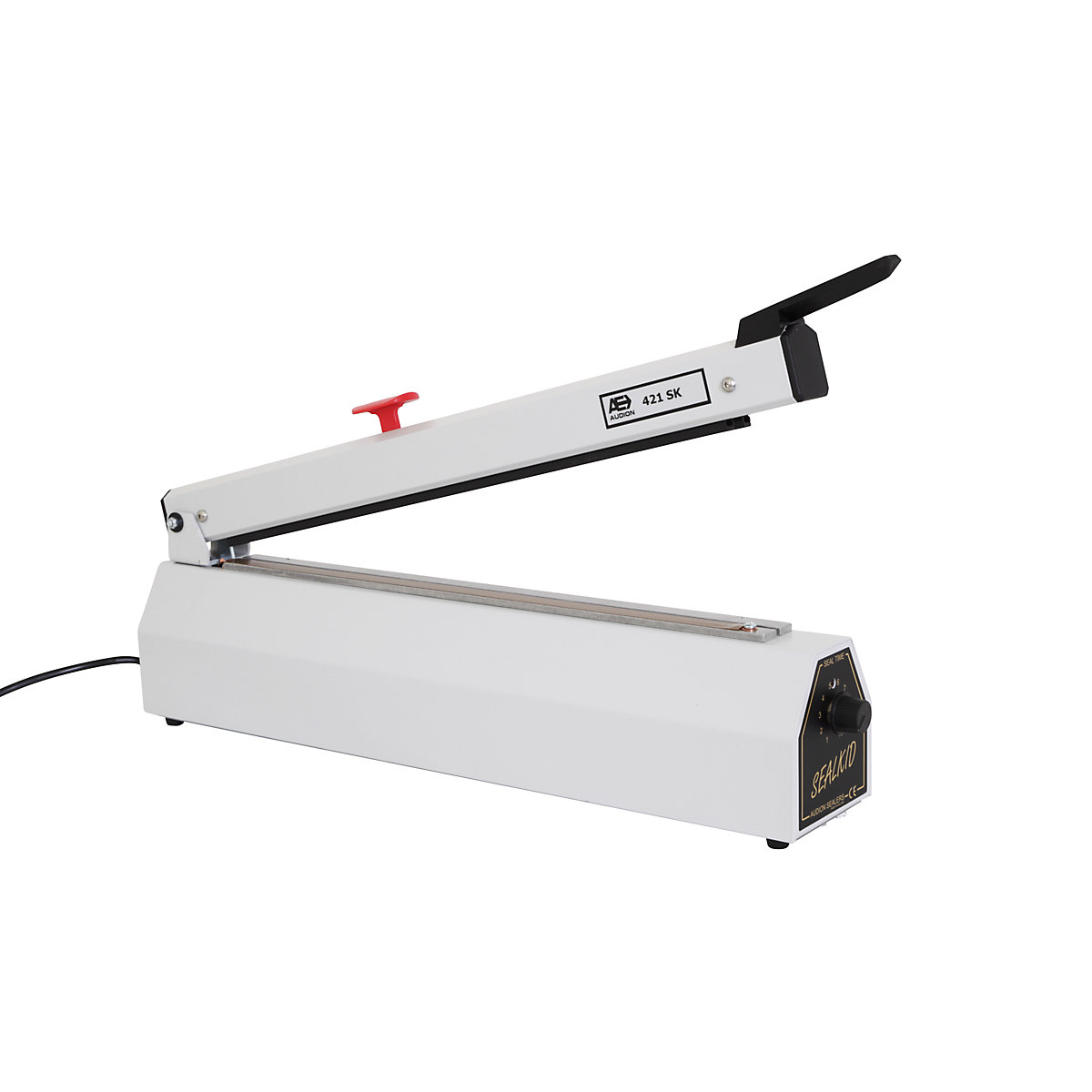 Aparat pentru masă pentru sigilat folii SEALKID – ratioform, cu dispozitiv de tăiere, îmbinări lung. x lăț. 421 x 3 mm-0