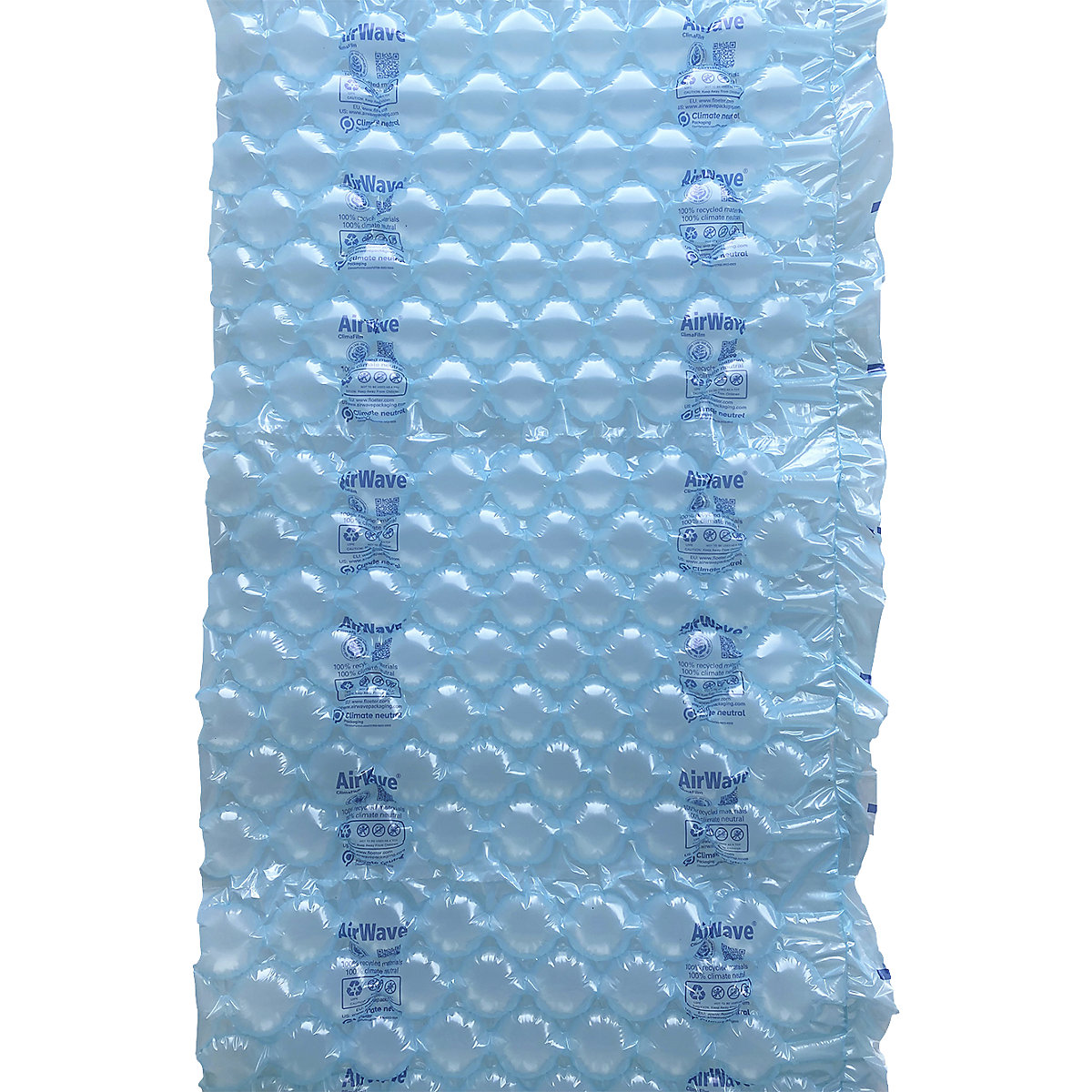 Pellicola per cuscini ad aria AirWave® – terra, 100% pellicola riciclata, lunghezza lineare 400 m-2