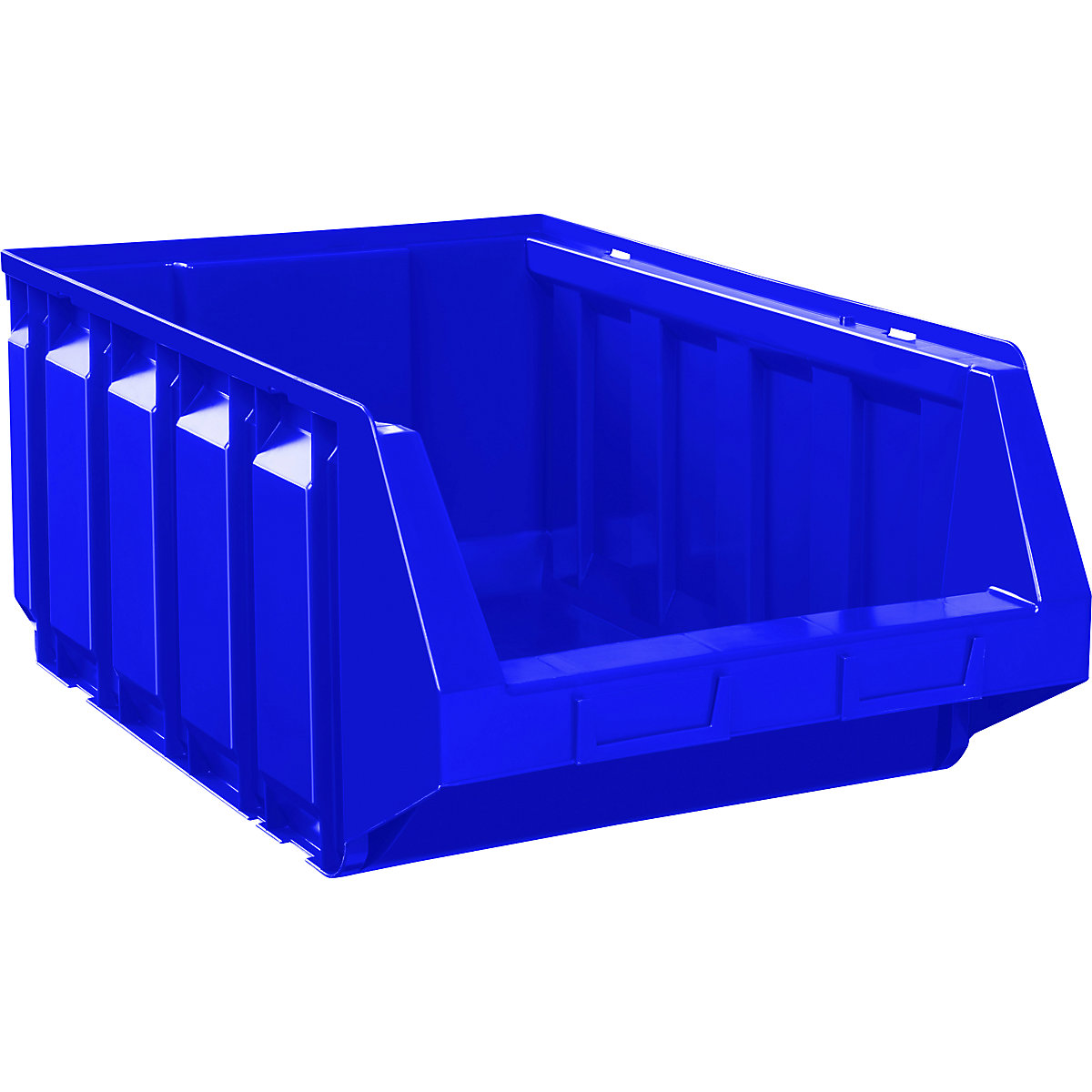 Otwarty pojemnik magazynowy z polietylenu