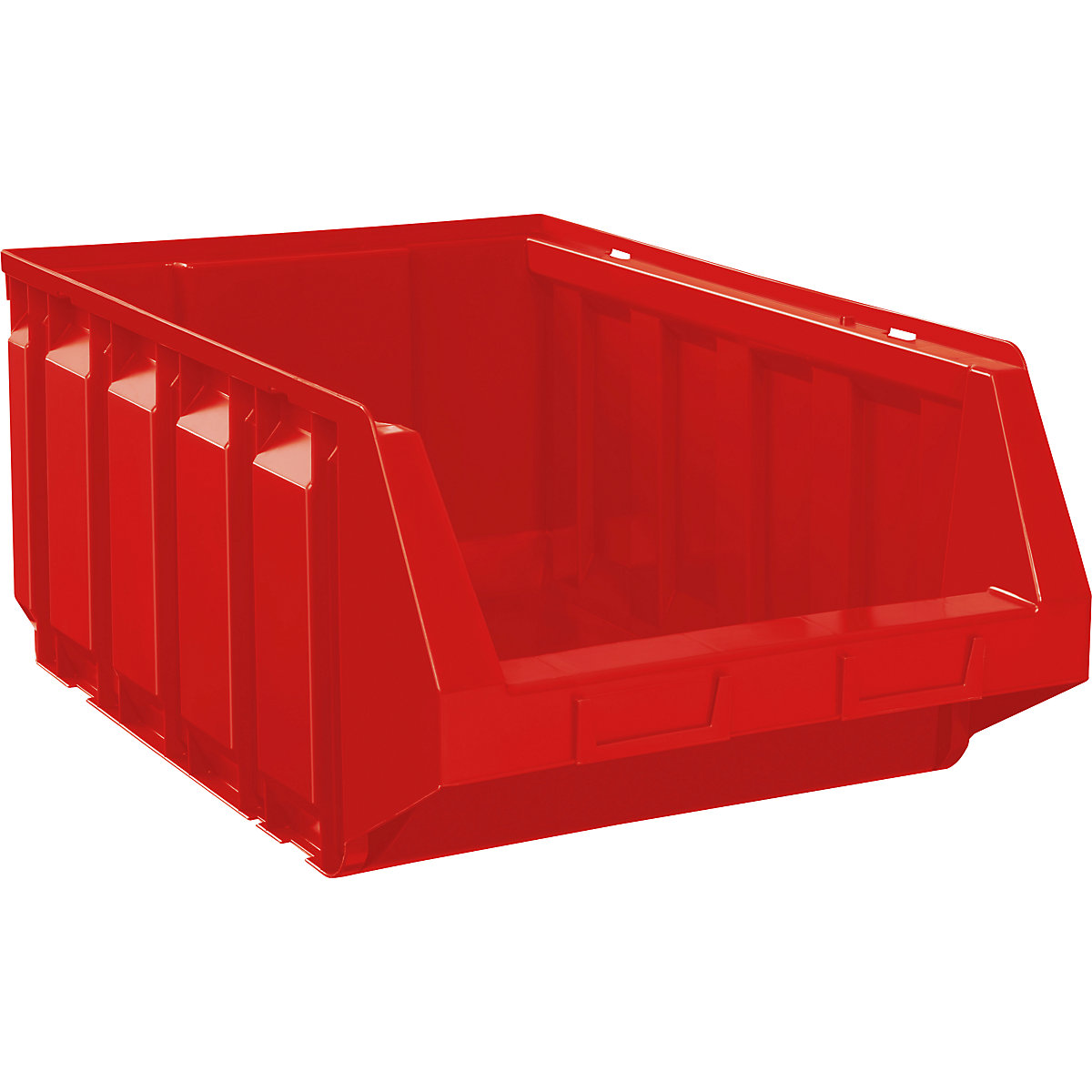 Otwarty pojemnik magazynowy z polietylenu