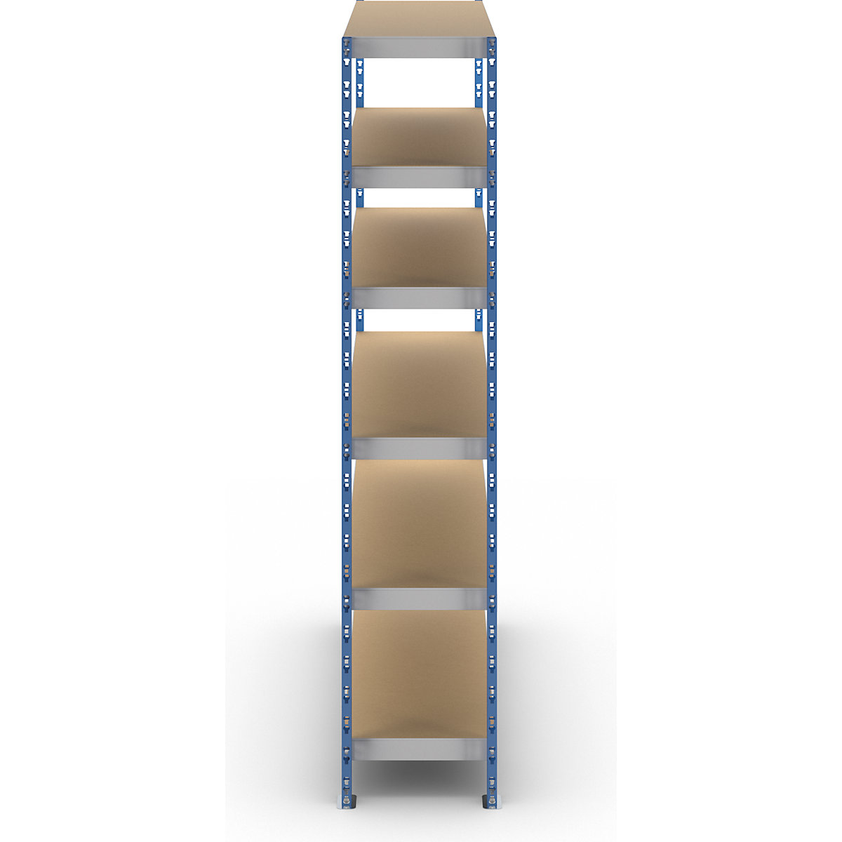 Regał wtykowy o dużych rozmiarach – eurokraft basic (Zdjęcie produktu 9)-8