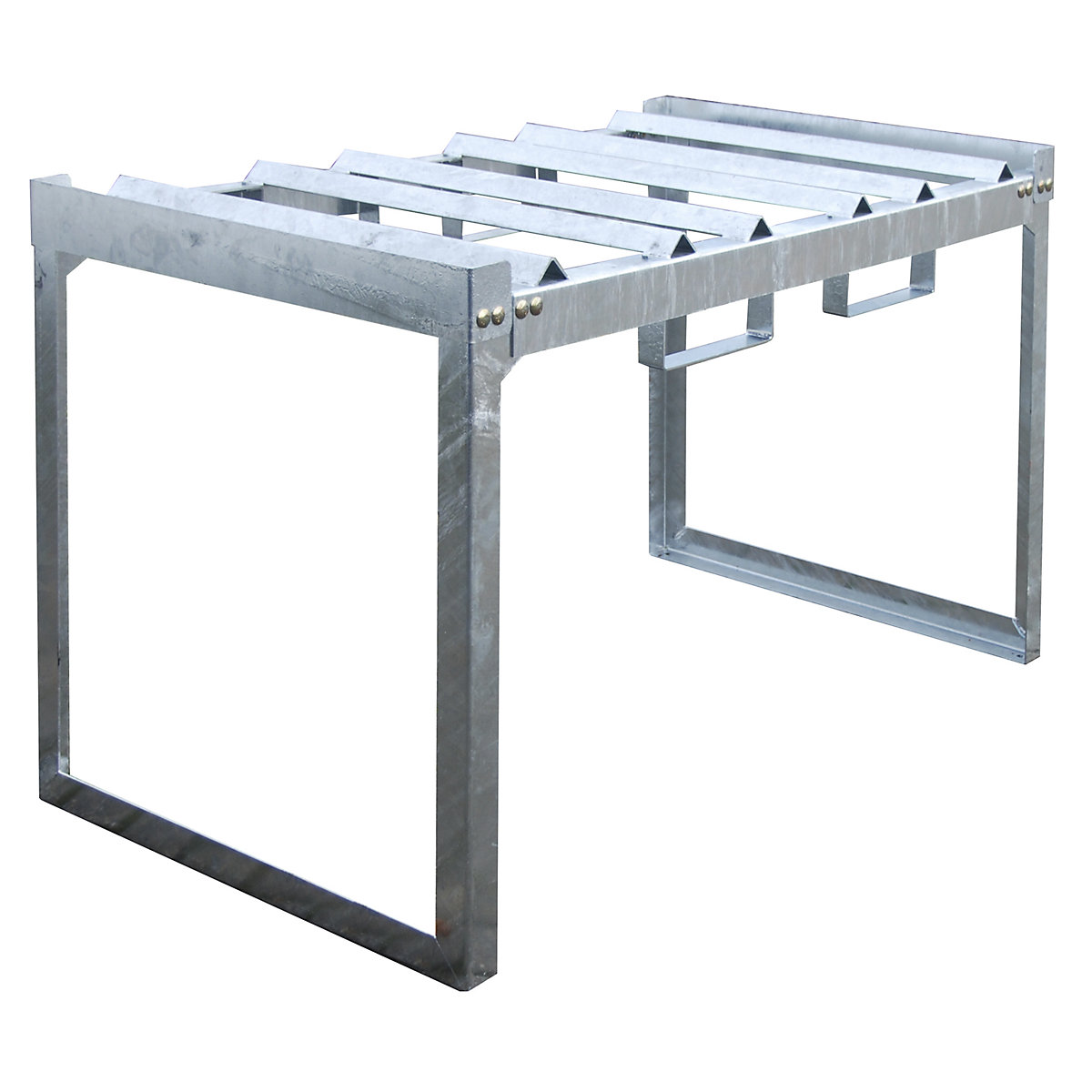 Scaffale per fusti e taniche piccole – eurokraft pro, largh. x prof. x alt. 1310 x 800 x 780 mm, per 3 fusti da 60 l-0