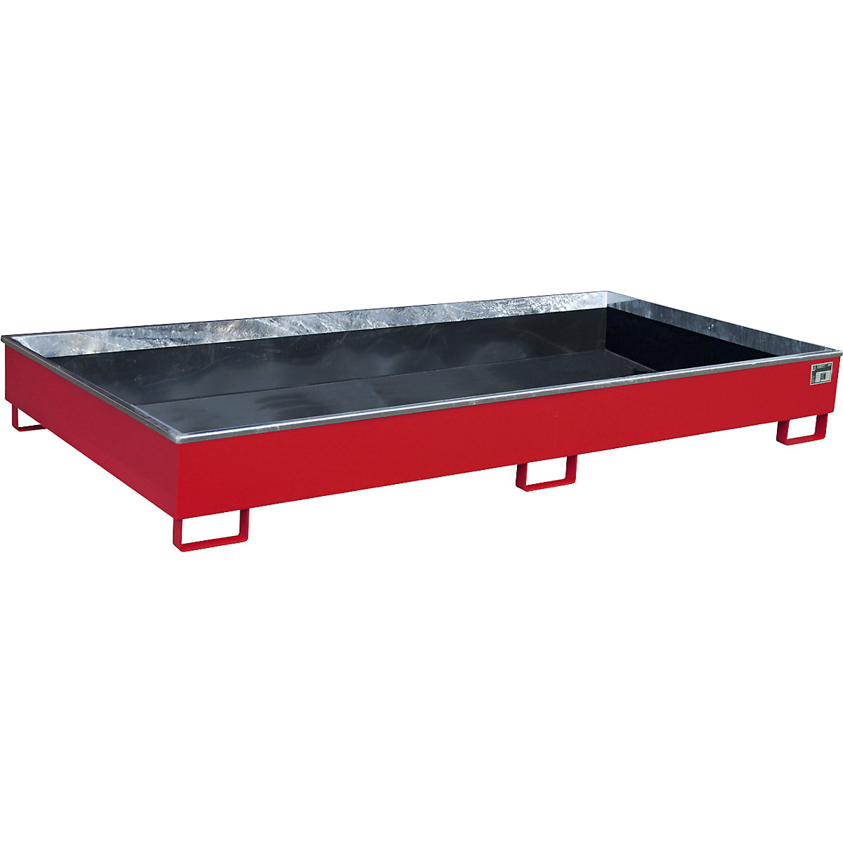 Vasca di raccolta per scaffali con inserto in PE – eurokraft pro