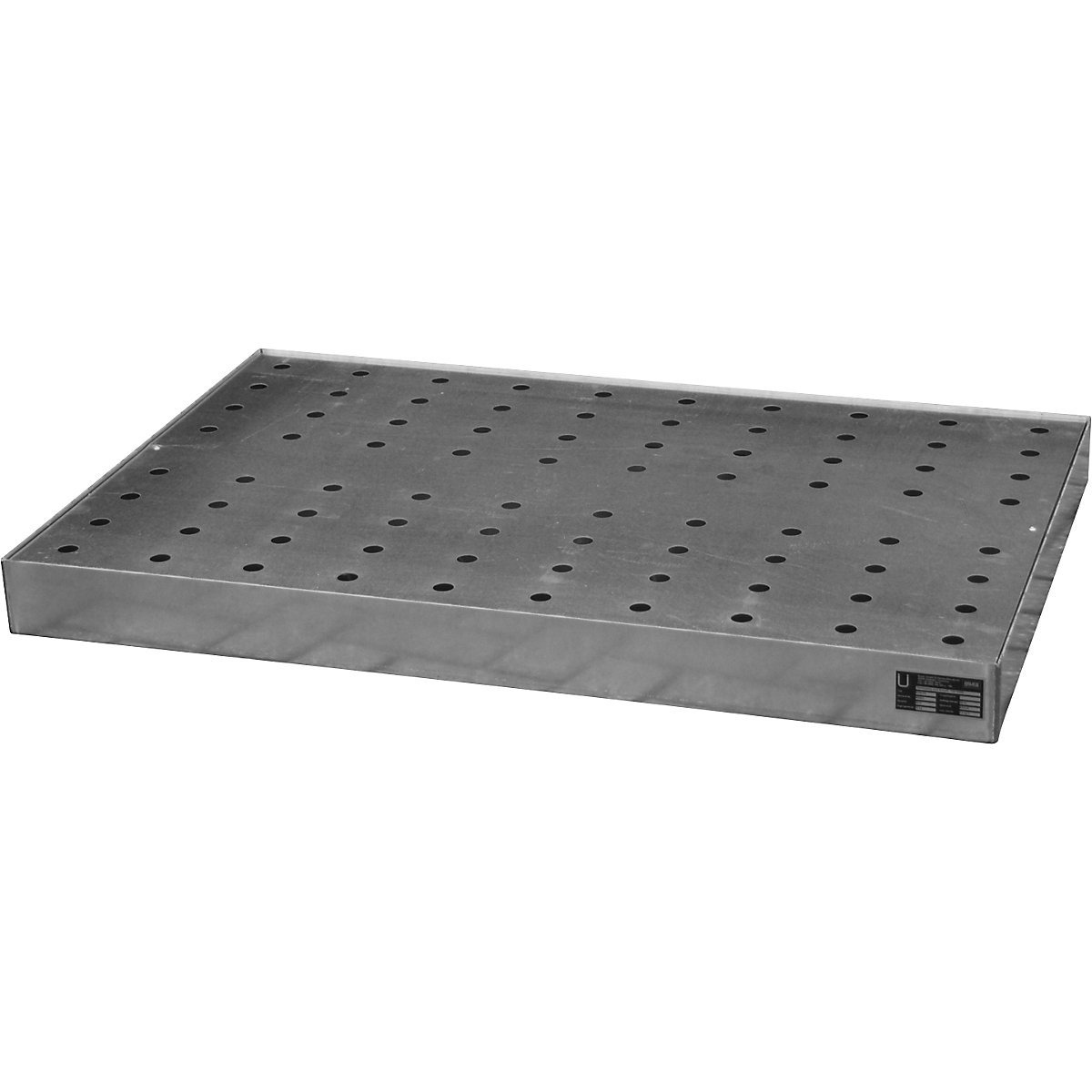 Vasca per palette in acciaio inox – eurokraft pro (Foto prodotto 2)-1