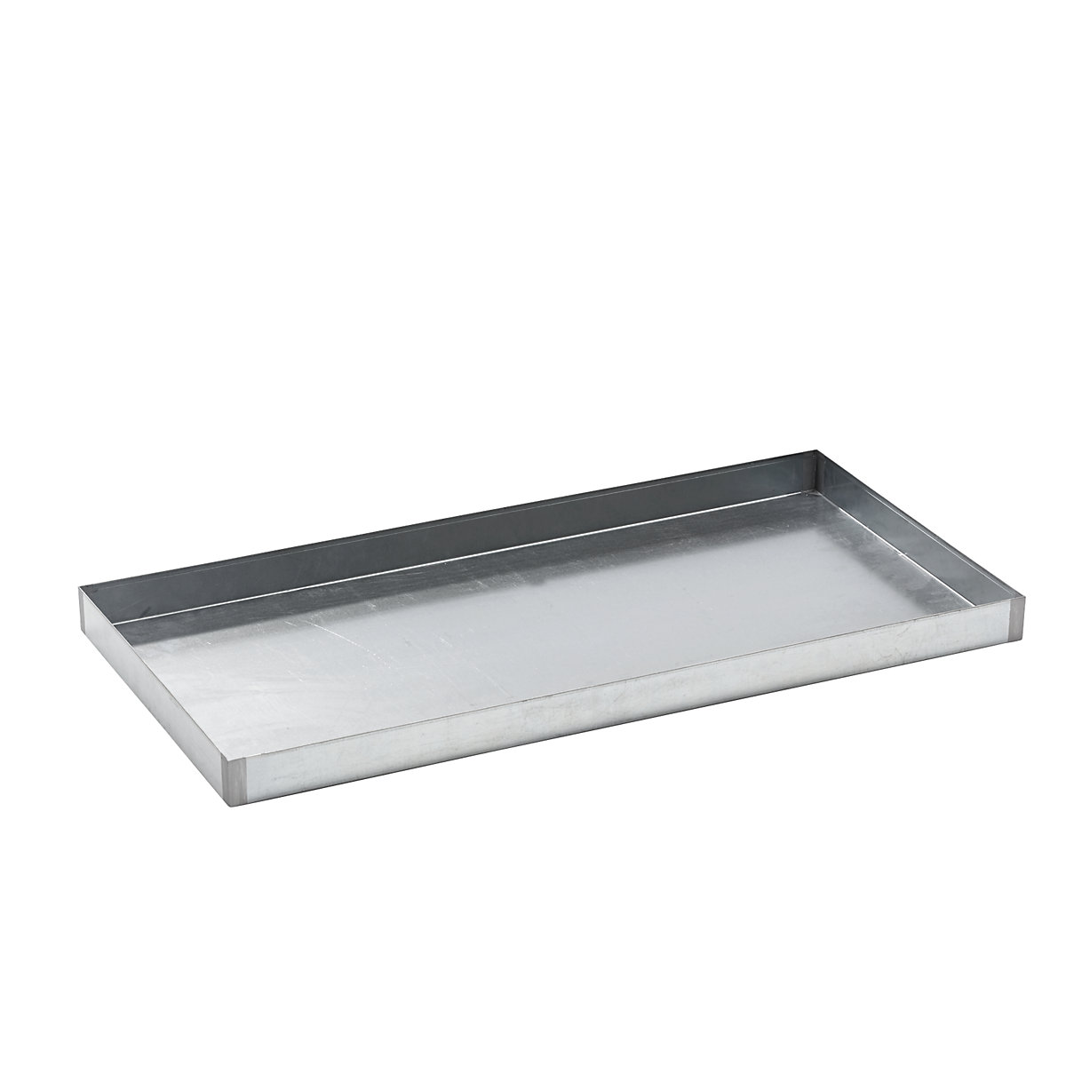 Vasca universale in acciaio per taniche – eurokraft basic, zincatura, capacità 40 l, lunghezza 1200 mm-0