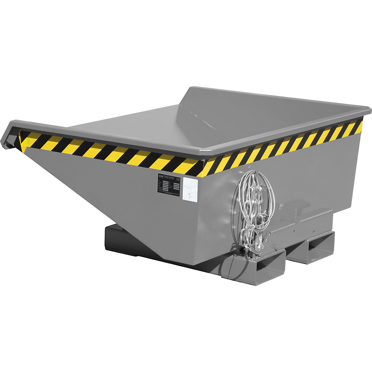 Contenitore ribaltabile con dispositivo di scorrimento – eurokraft pro