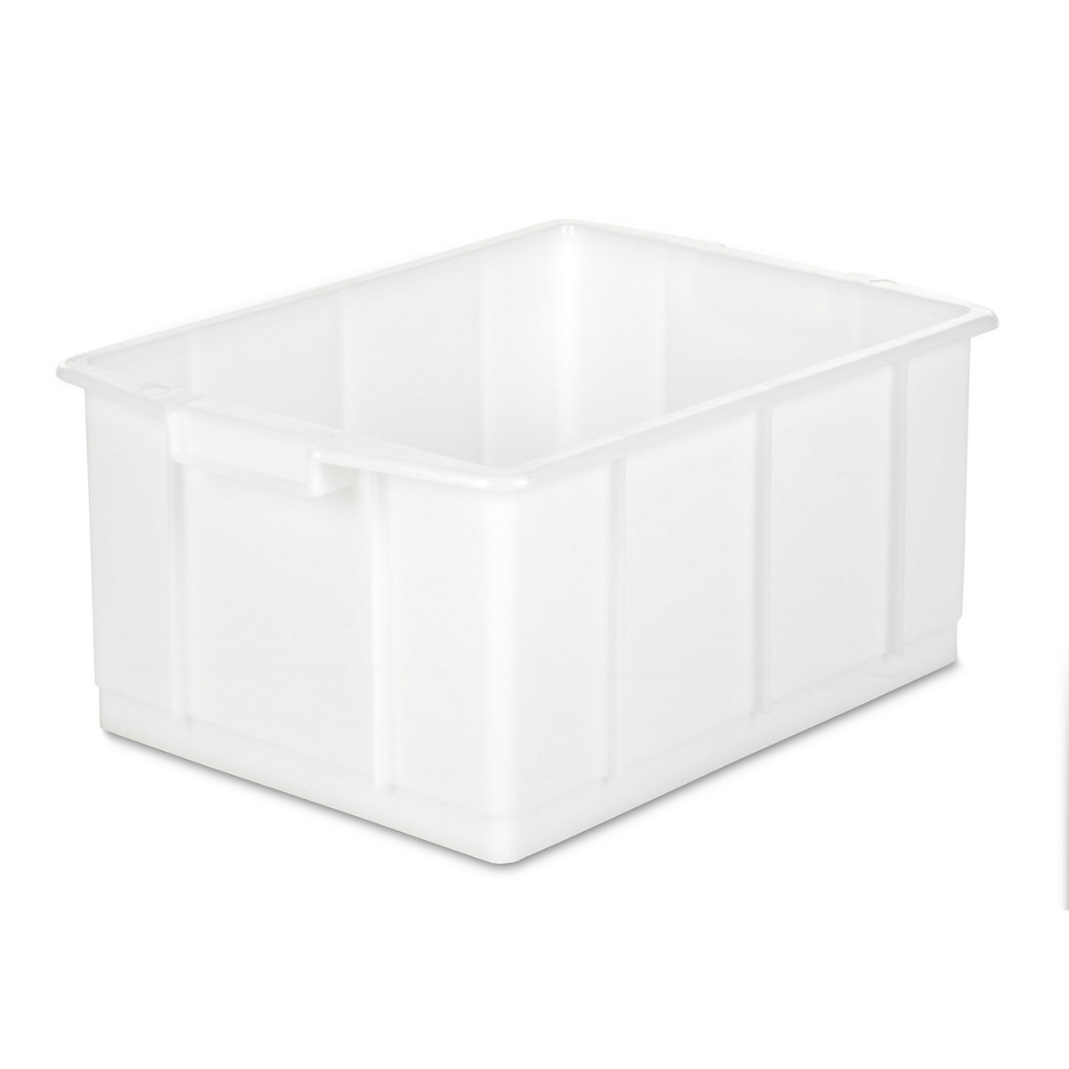 Contenitore impilabile in plastica