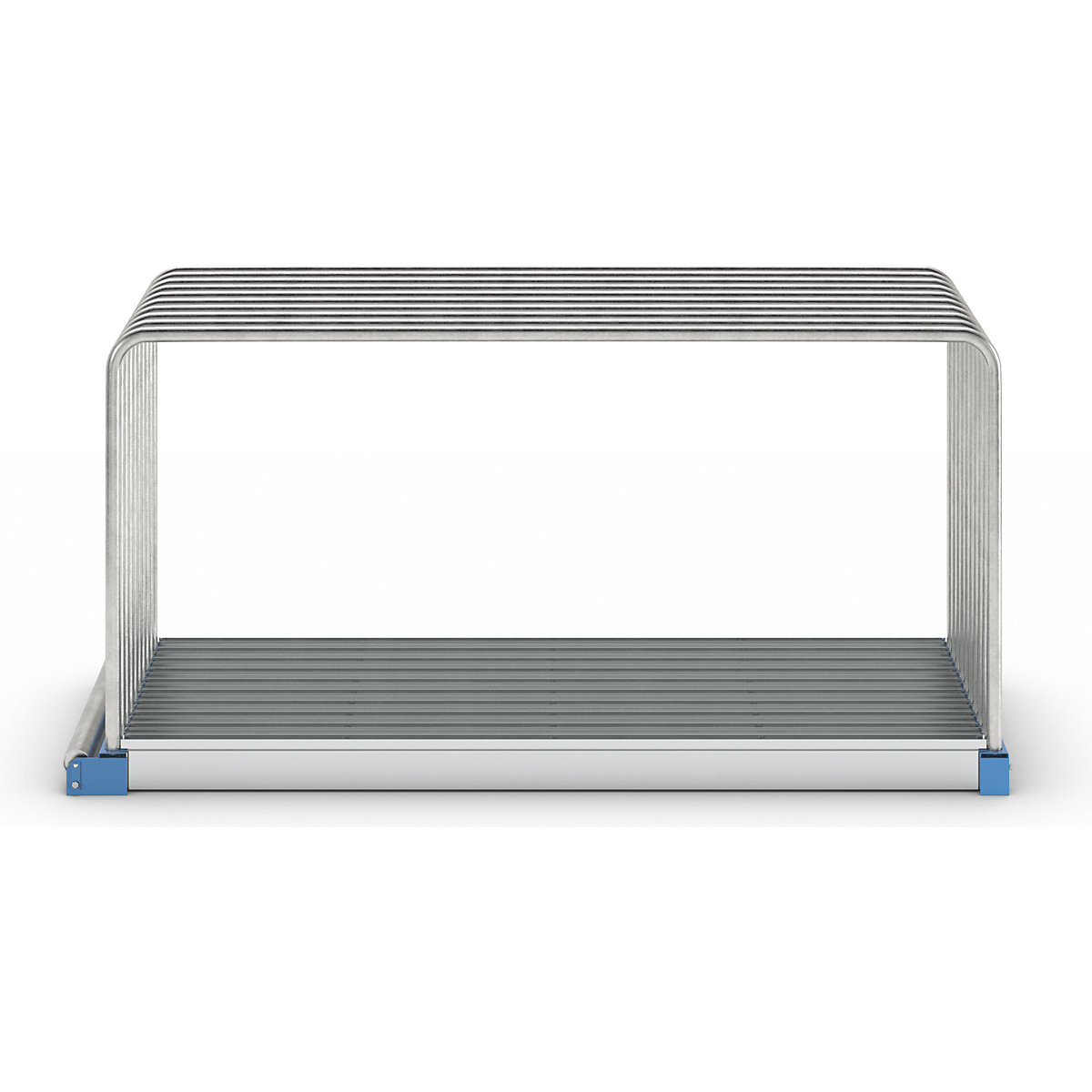 Rastrelliera per lamiere e pannelli, zincata – eurokraft pro (Foto prodotto 3)-2