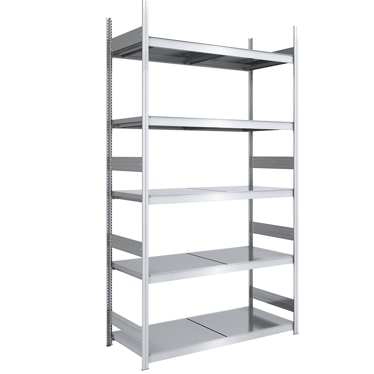 Scaffale a innesto con ripiani in acciaio – hofe