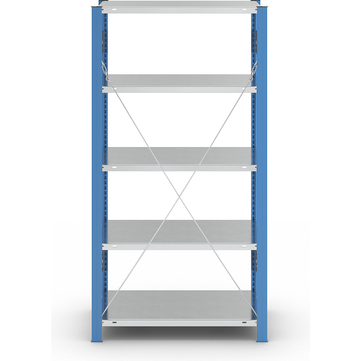 Scaffale a innesto, struttura leggera – eurokraft pro (Foto prodotto 376)-375