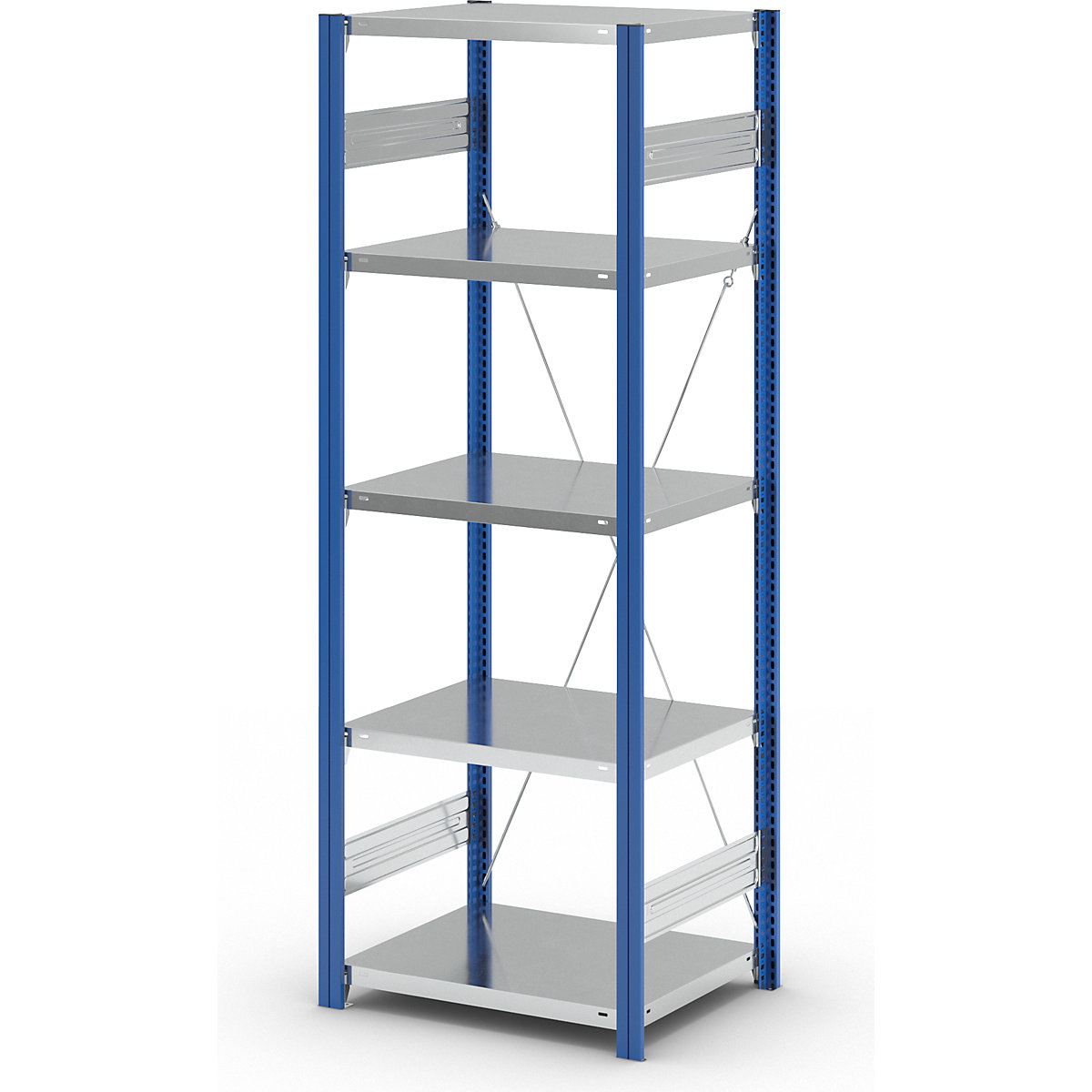 Scaffale a innesto, struttura leggera – eurokraft pro (Foto prodotto 580)-579