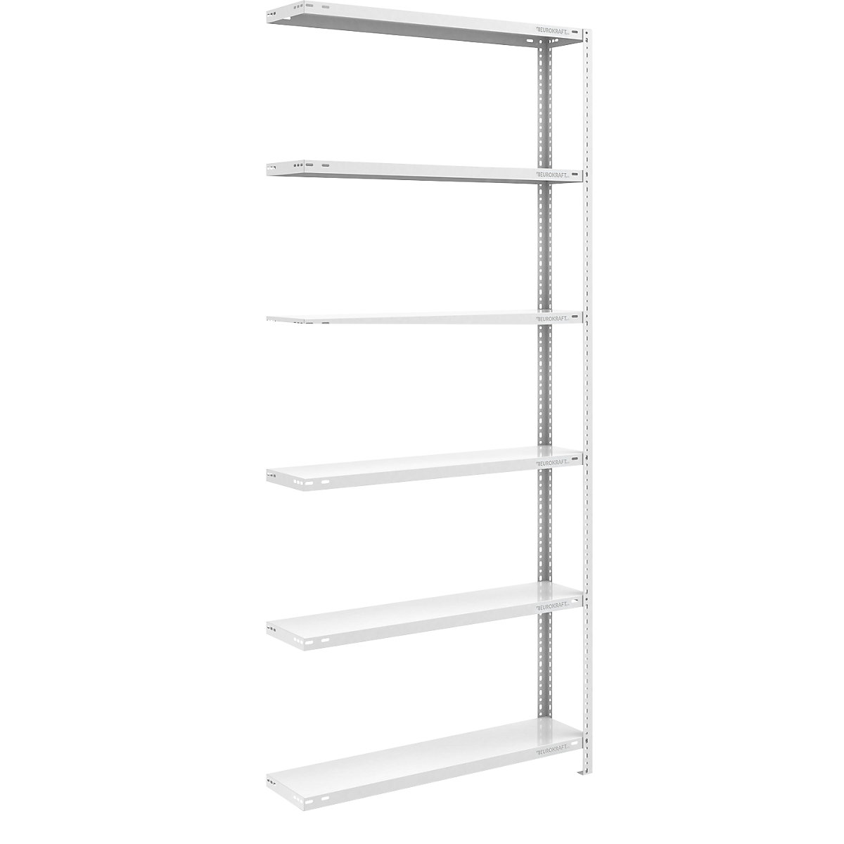 Scaffale a vite per magazzino RAL 7035, carichi medio-pesanti - eurokraft pro