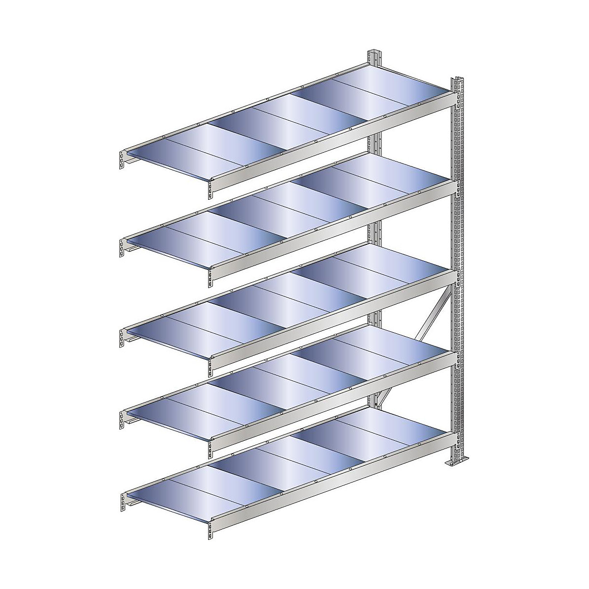 Scaffale a ripiani lunghi - SCHULTE