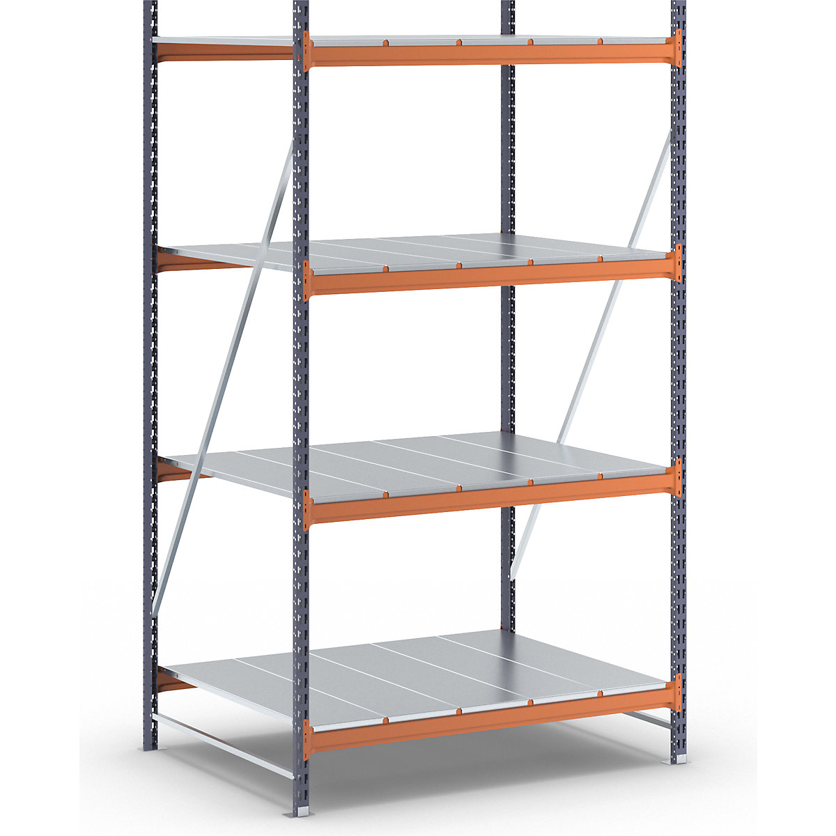 Scaffale a ripiani lunghi