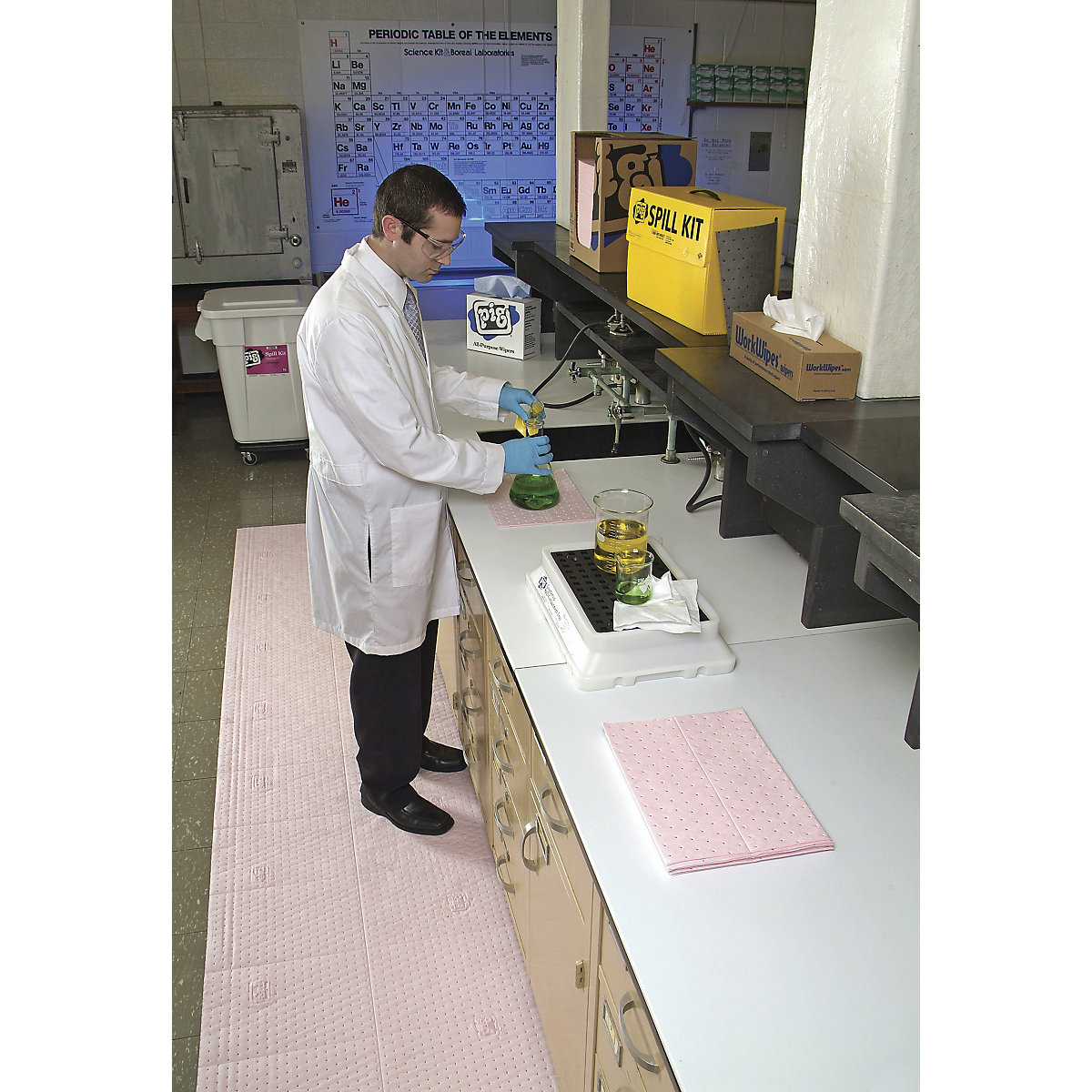 Rolă de material absorbant pentru chimicale HazMat – PIG (Imagine produs 2)-1