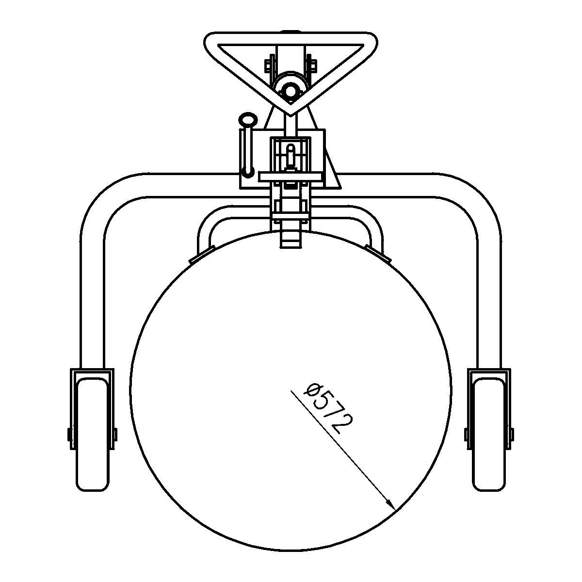 Zdvíhač sudov – eurokraft basic (Zobrazenie produktu 10)-9