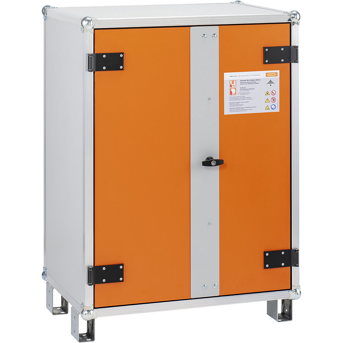Bezpečnostní skříň pro skladování akumulátorů – CEMO (Obrázek výrobku 2)-1