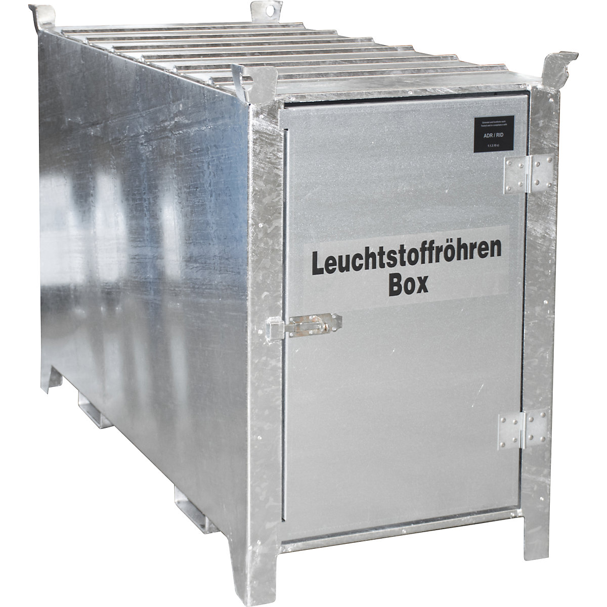 Caja para tubos fluorescentes, galvanizada al horno – eurokraft pro (Imagen del producto 2)-1