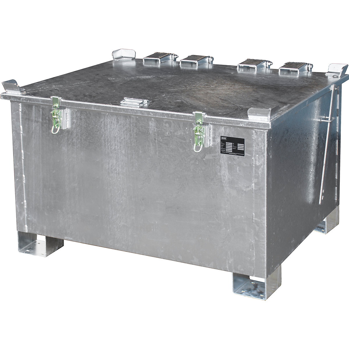 Recipiente de almacenamiento para baterías y pilas de iones de litio – eurokraft pro