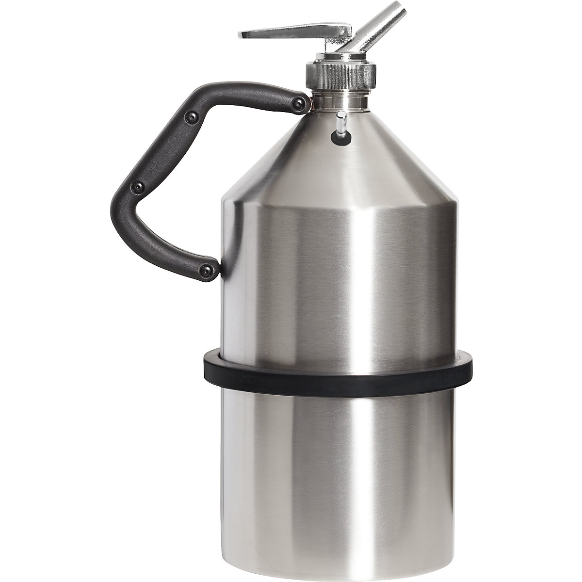 Recipient dozator de siguranță, din inox – FALCON, cu robinet pentru dozare fină și racord de împământare, volum 5 l-0
