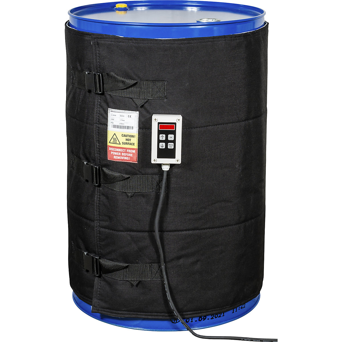 Enveloppe chauffante pour fût