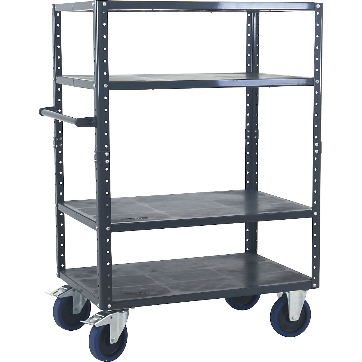 Chariot à tablettes CustomLine, ouvert sur 4 côtés - eurokraft pro