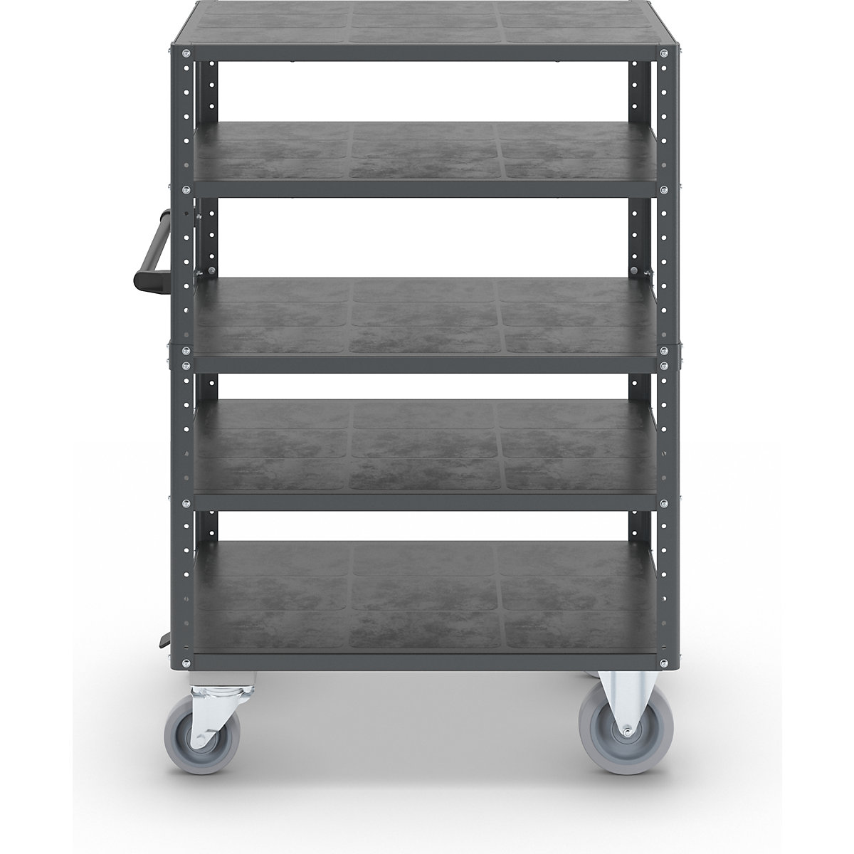 Chariot à tablettes CustomLine, ouvert sur 4 côtés – eurokraft pro (Illustration du produit 7)-6